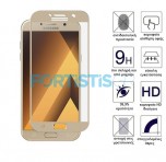 Samsung Galaxy A3 2017 gold tempered class 9H