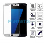 Galaxy S7 Edge 4D silver tempered glass