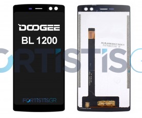 Doogee BL1200 screen Black και Μηχανισμός Αφής