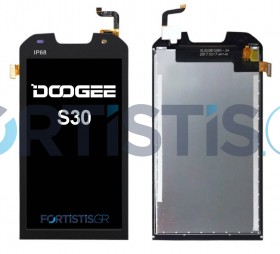 Doogee S30 screen Black και Μηχανισμός Αφής