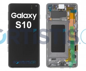 Samsung Galaxy S10 G973F screen Black και μηχανισμός αφής GH82-18850A