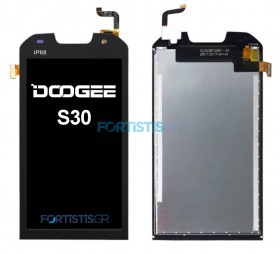 Doogee S30 screen Black και Μηχανισμός Αφής