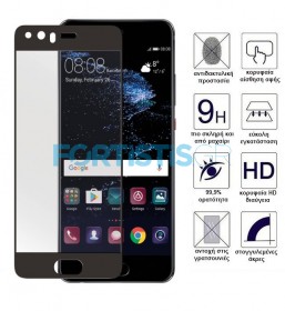 Huawei P10 Plus 3D Full Face Black tempered glass 9H