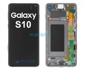 Samsung Galaxy S10 G973F screen Black και μηχανισμός αφής GH82-18850A